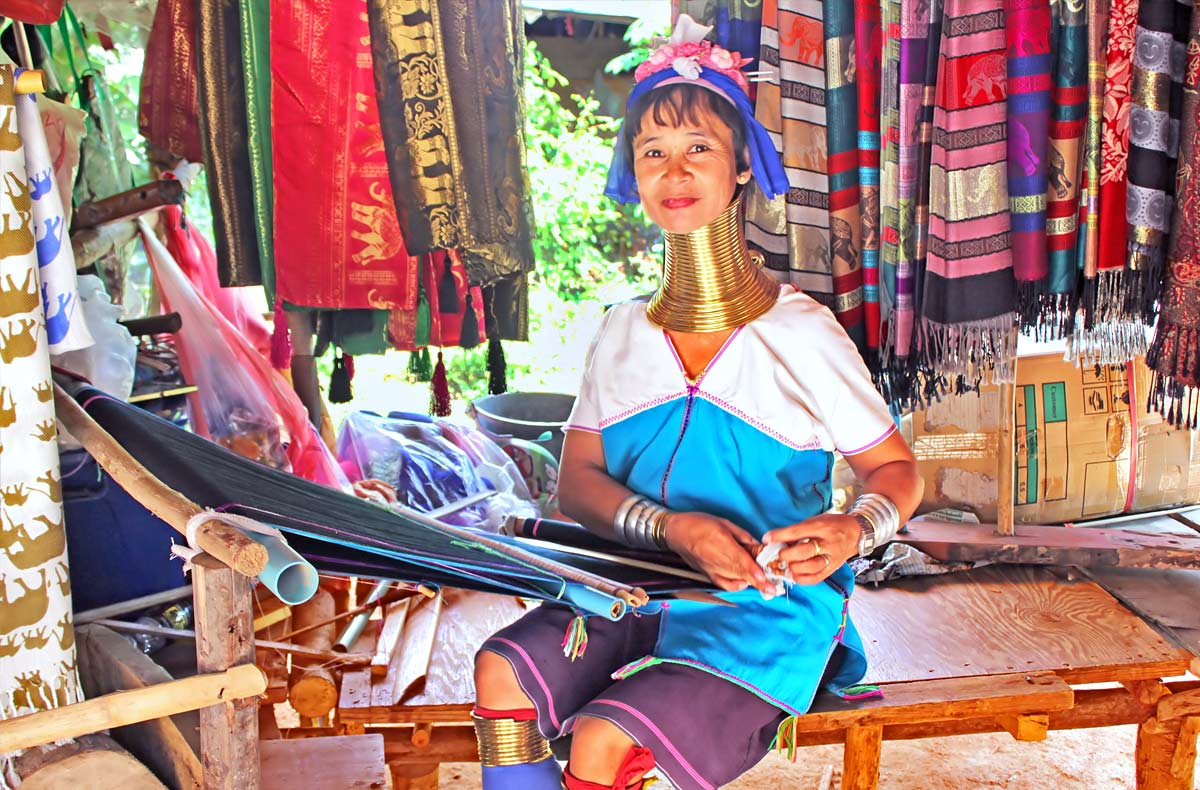 Long Necked Karen Hill Tribes, Chiang Rai